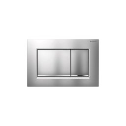 Geberit 115.883.JQ.1 - Placa de acionamento Sigma30 24,6 x 16,4 cm cromo mate / cromo brilhante