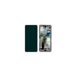 Touchscreen com Display e Aro Samsung Galaxy S21 Ultra 5G (Samsung G998) Phantom Silver