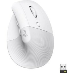 Logitech Rato Sem Fio Ergonómico Vertical Lift Off - Branco