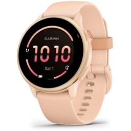 Garmin vívoactive 6 GPS NFC Bluetooth WiFi 42mm AMOLED Rosa 8GB Resistente à Água 5ATM SpO2