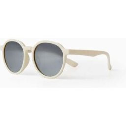 ZIPPY Óculos de Sol com Proteção UV Nivel 3 para Menina, Branco Beige M
