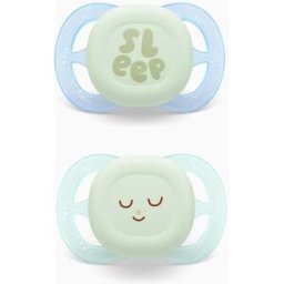 Pack 2 Chupetas Ultra Start Night Philips Avent para Menino, 0-2M