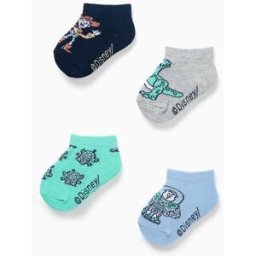 Disney Pack de 4 pares de meias curtas Toy Story para bebé menino, multicolor Misto 15-18
