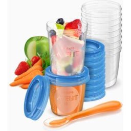 Conjunto de 10 Copos de Armazenamento Philips Avent