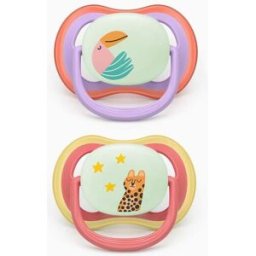 Pack 2 Chupetas Ultra Air Night Philips Avent para Menina, 18M+