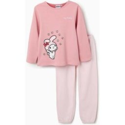 HELLO KITTY Pijama comprido de algodão com estampado My Melody para menina, rosa Rosa 3-4 Years