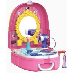 Mochila-Kit de Brincar de Maquilhagem e Penteados de Princesa Kidz Up 3A+