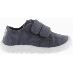 Sapatilhas Barefoot Victoria em lona para bebé, azul-escuro Azul 25