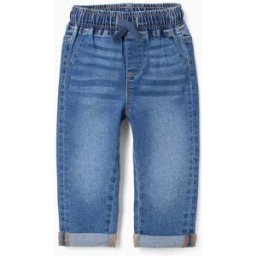 ZIPPY Calças de ganga slim fit com cordão para bebé menino, azul Azul 18-24 Months