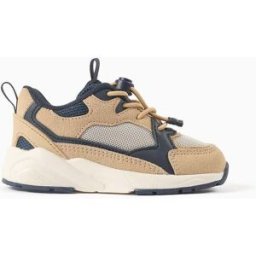 ZIPPY Sapatilhas com cordões Superlight Runner para bebé menino, bege/azul Azul 24