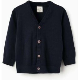 ZIPPY Casaco de Malha para Bebé Menino, Azul Escuro Azul 6-9 Months