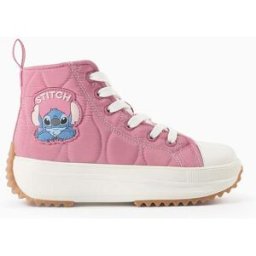 Disney Sapatilhas de cano alto com estampado Stitch para menina, rosa Rosa 29