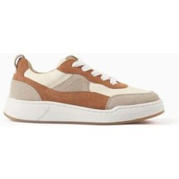 ZIPPY Sapatilhas combinadas com cordões para menino, bege/castanho Beige 35