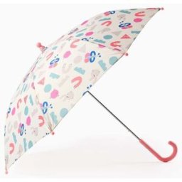 ZIPPY Guarda-chuva para Bebé e Menina 'Formas', Bege/Rosa Rosa ONE SIZE FITS ALL