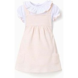 ZIPPY Body + saia de peito às riscas para recém-nascida, branco/amarelo Branco 3-6 Months