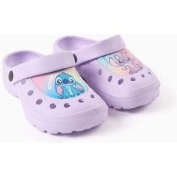 ZIPPY Clogs em EVA com estampado Stitch e Angel para menina, lilás Roxo 24-25