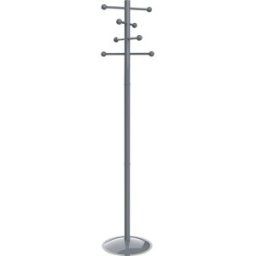 MAUL Bengaleiro saphir , altura 1710 mm, redondo, sem suporte para guarda-chuvas, cinzento, Bengaleiro saphir, altura 1710 mm, redondo, sem suporte para guarda-chuvas, cinzento. Design compacto e elegante para qualquer divisão. 8 barras para vestuário em