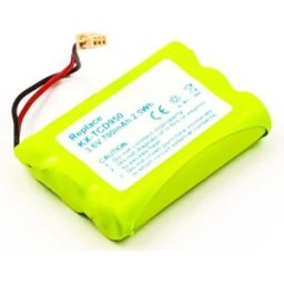 Bateria para telefone sem fios compatível com Panasonic KX-TCD950, KX-TCD960, KX-TCD970 3.6V 700mAh 2.5Wh NiMH