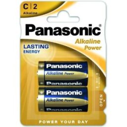 Panasonic ALKALINE POWER - Pilhas alcalinas 1.5V LR14 / C - [2 unid.]