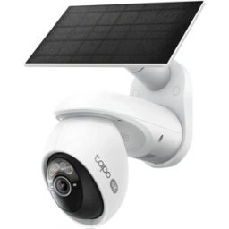 TP-Link Tapo TC92 KIT - Câmara de vigilância IP (WiFi) 4K 8MP 4mm IR 12m c/ bateria + painel solar