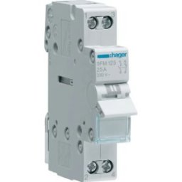 Hager SFM125 - Inversor Modular s/ ponto zero e s/ ponto comum, 1NA+1NF 25A