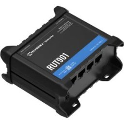 TELTONIKA Networks RUT901 - Router industrial 4G LTE Cat4 Dual-SIM c/ 4 x portas Ethernet + WiFi + I/O digital