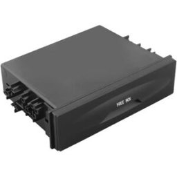 Gaveta de Arrumação 1-DIN para Consola Central - Preto