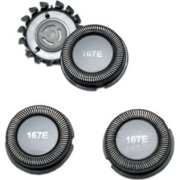 Lâminas de substituição compatível para máquina de barbear Philips HQ167 (pack de 3)