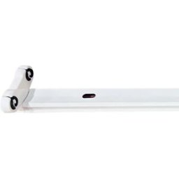 Armadura industrial dupla p/ lâmpadas LED T8 150cm (unilateral)