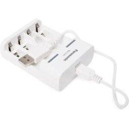 Panasonic Eneloop BQ-CC61USB - Carregador para 2-4 baterias AA e AAA com LCD