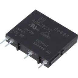 Panasonic AQG22212 - Relé de estado sólido 9.6..14.4VDC (out: 2A 75..264V AC)