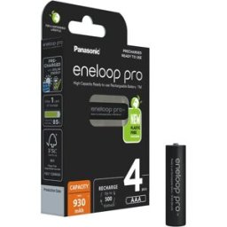 Panasonic BK-4HCDE/4BE - Bateria AAA Eneloop Pro 930mAh [4 unid.]