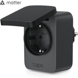 TP-Link Tapo P410M - Tomada Inteligente Wi-Fi c/ Matter - 16A 3680W c/ medição consumo - p/ exterior IP54