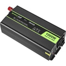 Green Cell INV09 - Inversor 12VDC ➝ 230V onda sinusoidal pura 1000W c/ USB