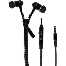 Logilink HS0021 - Auriculares In-Ear com Zipper + microfone - Jack 3.5mm - preto