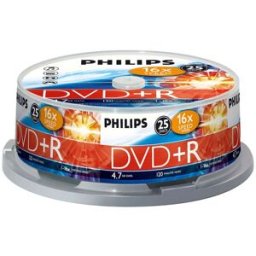 DVDR DVD R PHILIPS 16X 4,7GB CK25