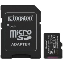 MEMÓRIA MICRO-SD KINGSTON 256GB 150MB/S
