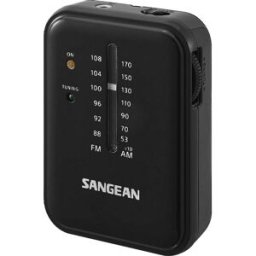 Mini Rádio Portátil FM/AM Sr-32 (Preto) - SANGEAN