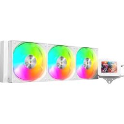 Water Cooler CPU ML-VISION360W 120mm ARGB c/ Ecrã (Branco) - MARS-GAMING