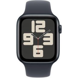 Apple Watch SE (2024) GPS 44mm Alumínio Meia-noite c/ Bracelete Desportiva Meia-noite M/L