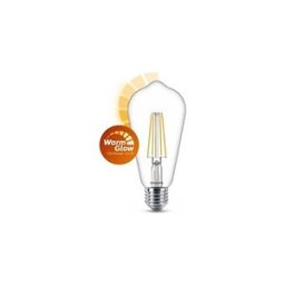 Philips lâmpada LED E27 Edison filamento luz quente 5,9 W 60 W