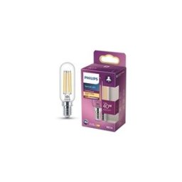 Philips lâmpada LED E14 T25 filamento luz quente 3,4W 40W