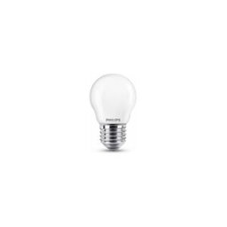 Philips Lâmpada LED E27 bola mate luz quente 6,5 W