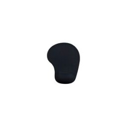 WHITE LABEL Tapete rato Apoio de pulsos de gel Preto