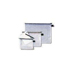 REXEL Estojo de rede Mesh Pouch A5 Transparente Preto