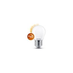 Philips lâmpada LED E27 fosca luz quente regulável 3.4W 40W