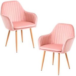 Presentes Miguel Pack 2 Cadeiras Chic - Rosa