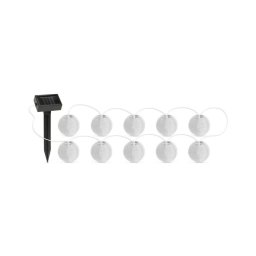 Cadeia Solar LED 10xLED/1,2V 300mAh 3,7m IP44 branco frio