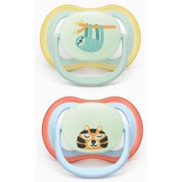 Pack 2 Chupetas Ultra Air Night Philips Avent para Menino, 0-6M