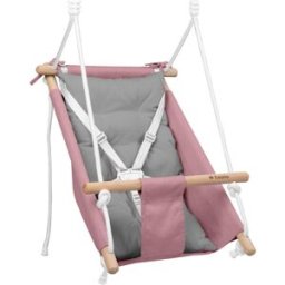 Espreguiçadeira P/ Bebê Hop 40 (Rosa/Cinza) - TULANO